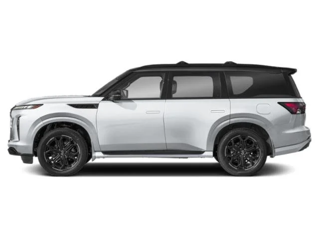 New 2027 Radiant White/Black Obsidian INFINITI SPORT image 3