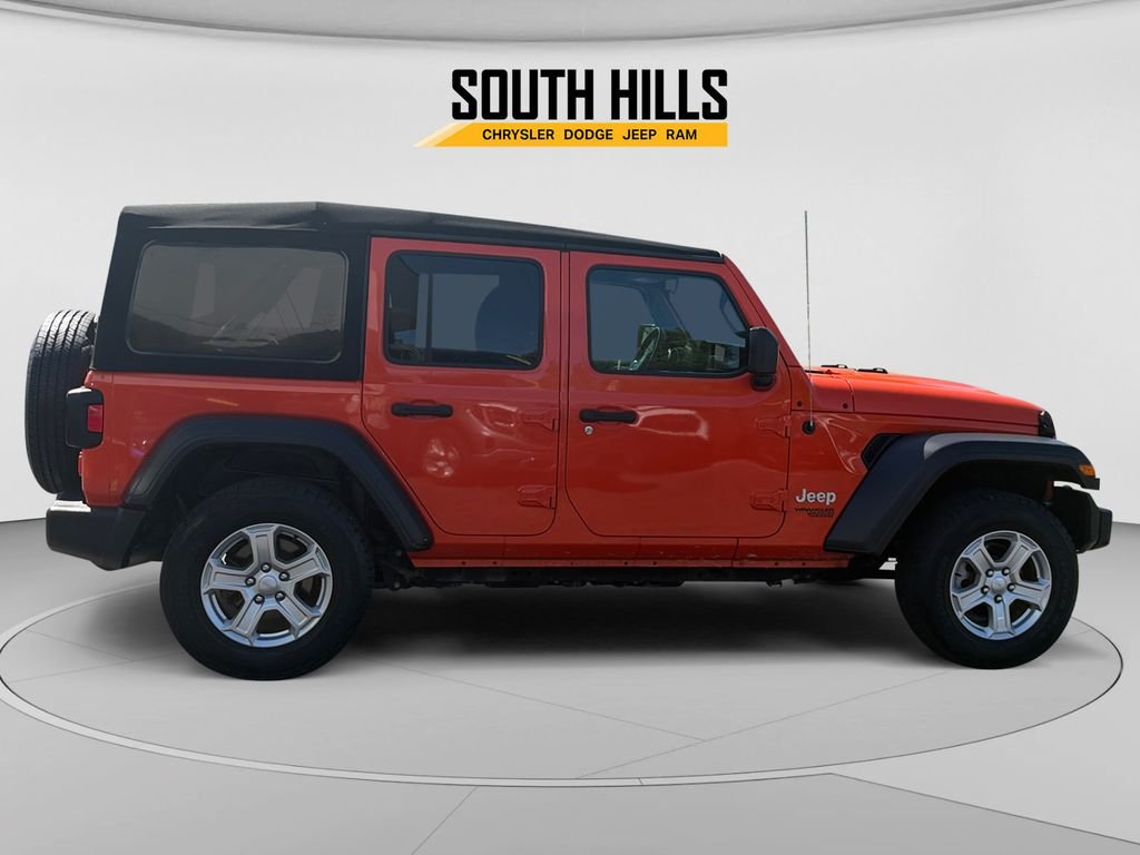 Used 2019 Orange Jeep Unlimited Sport S image 6