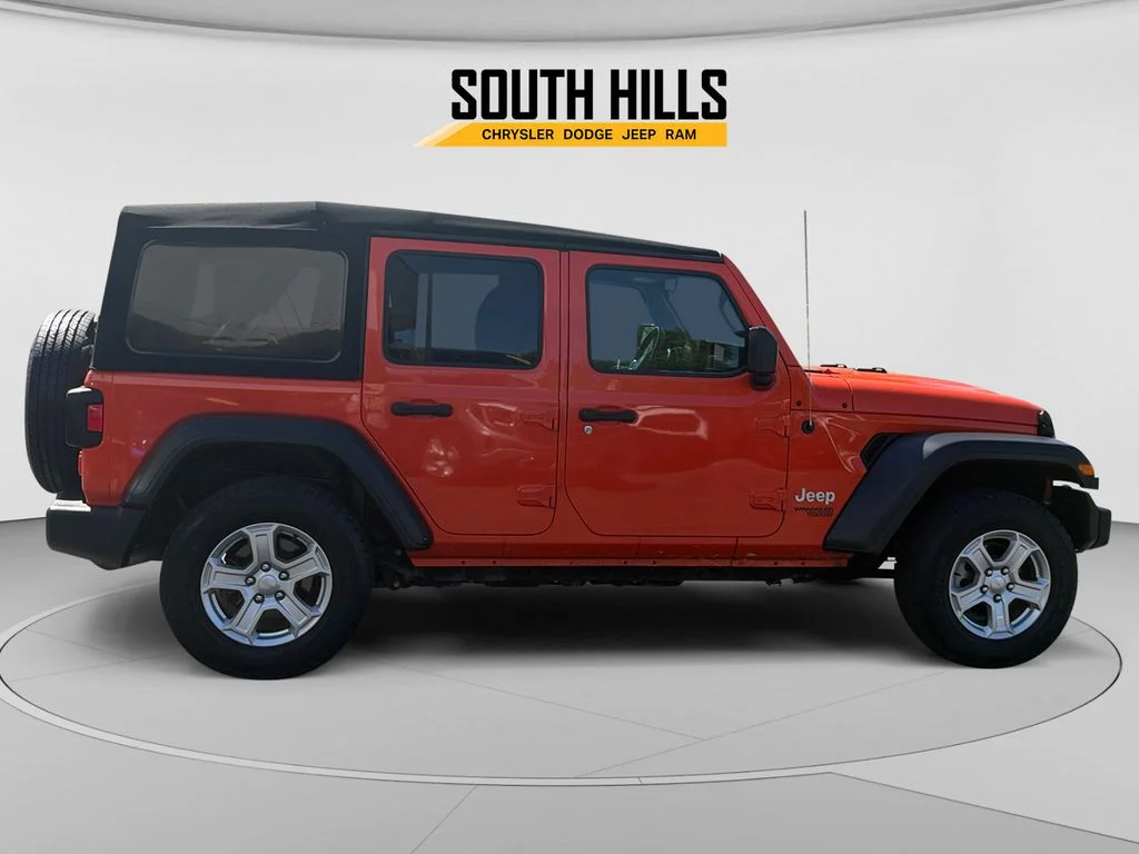 Certified Used 2019 Orange Jeep Unlimited Sport S image 6