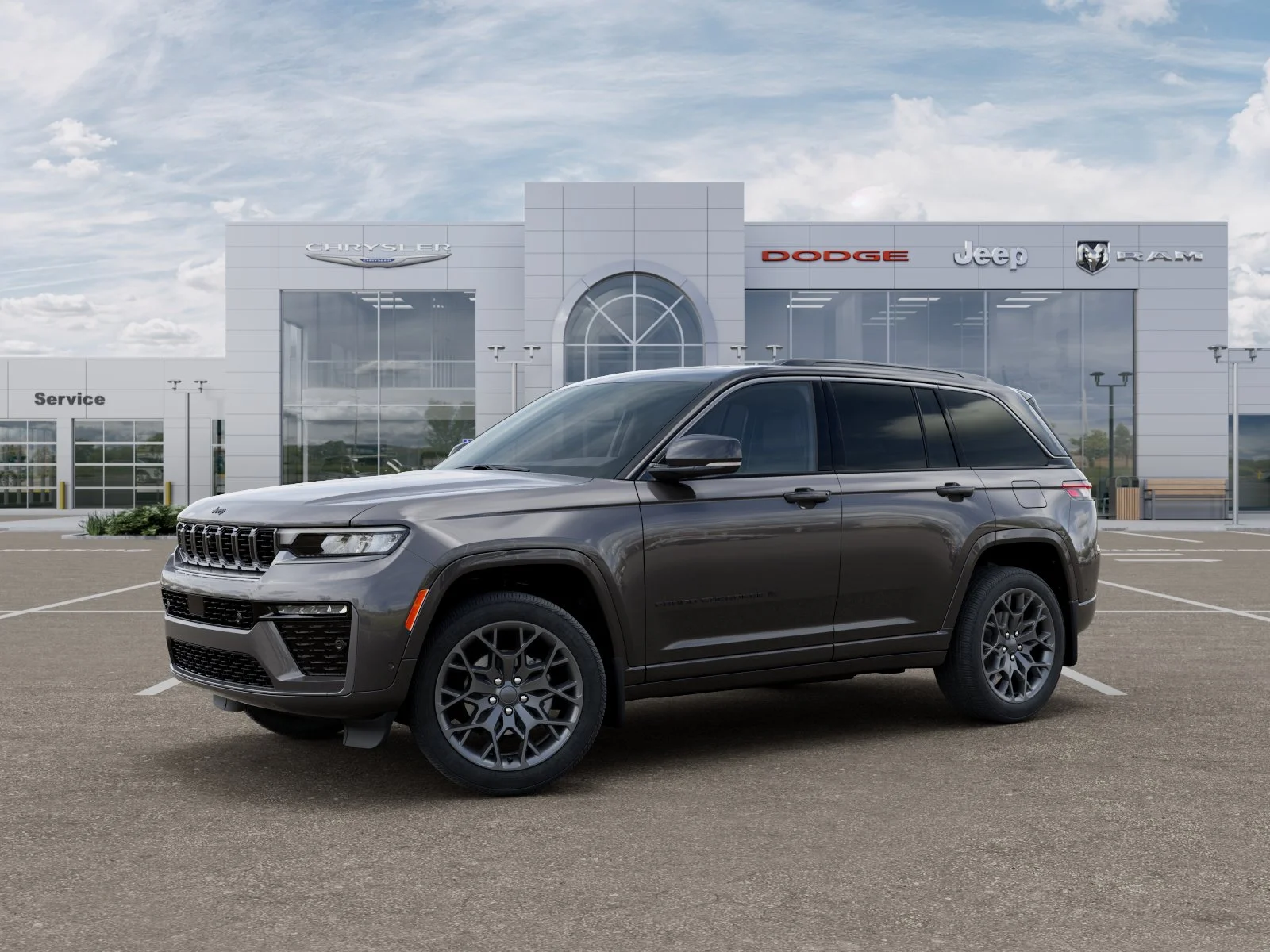 New 2026 Baltic Gray Metallic Clear-Coat Exterior Paint Jeep Summit image 30