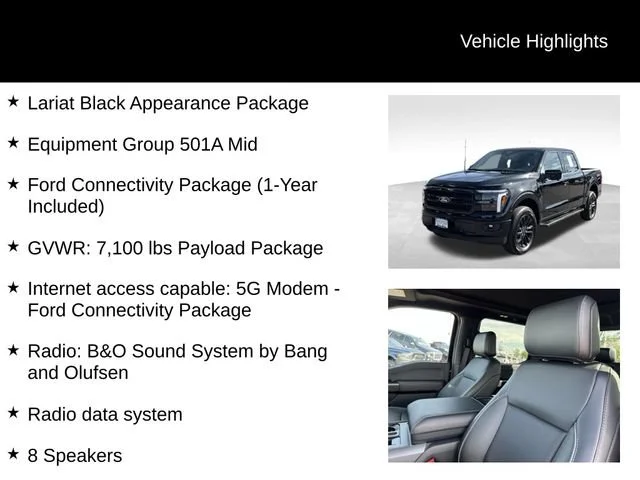 Used 2026 Black Ford LARIAT image 7