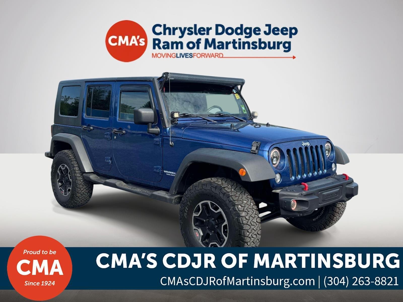 Used 2009 BLUE Jeep Rubicon image 1