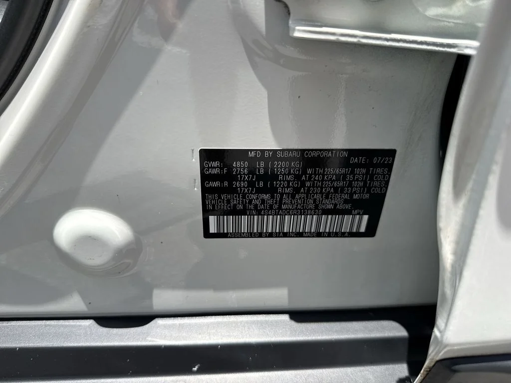 Used 2024 Crystal White Pearl Subaru Premium image 60