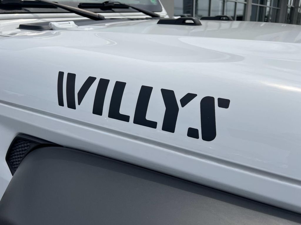 Used 2021 White Jeep Unlimited Willys image 10