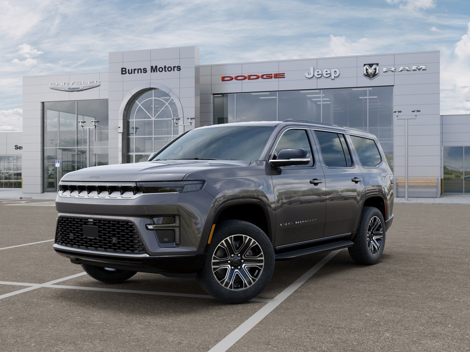 New 2026 Baltic-Gray Metallic Clear-Coat Exterior Paint Jeep 4x2 image 1