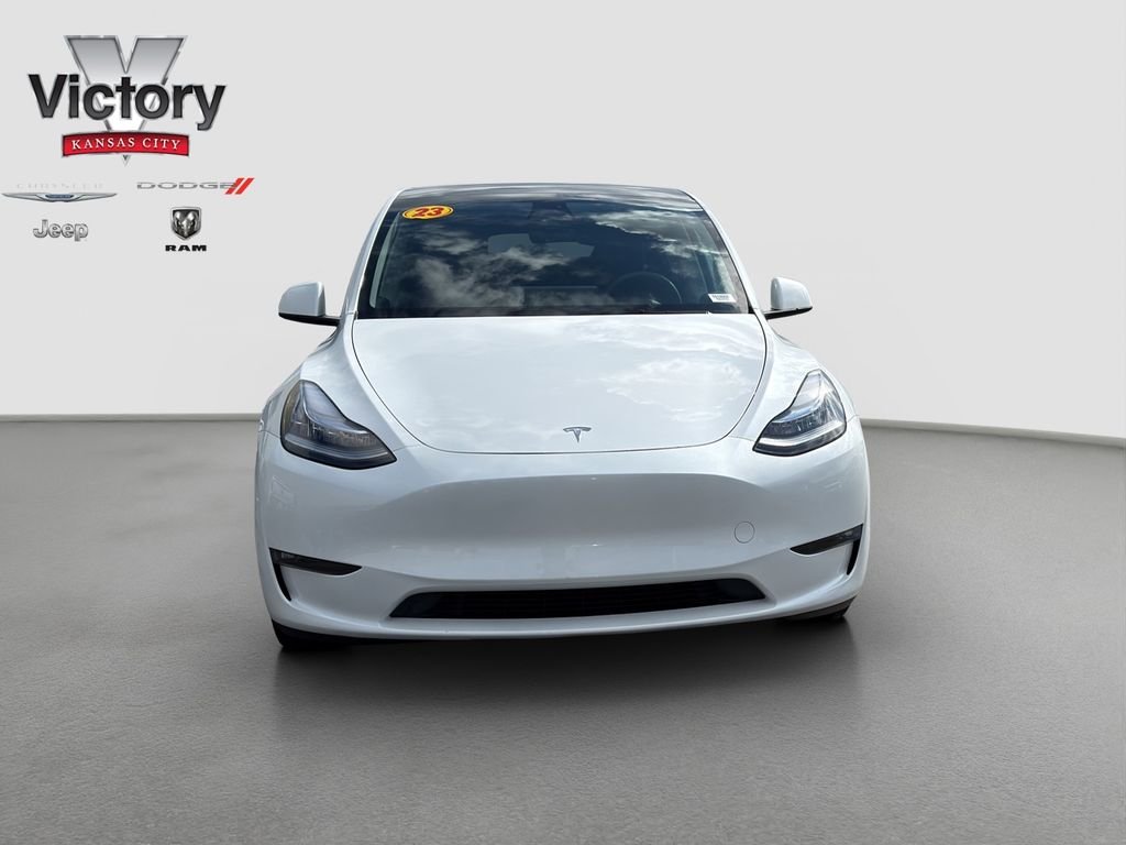 Used 2023 Tesla Model Y Long Range with VIN 7SAYGDEE4PF614008 for sale in Kansas City