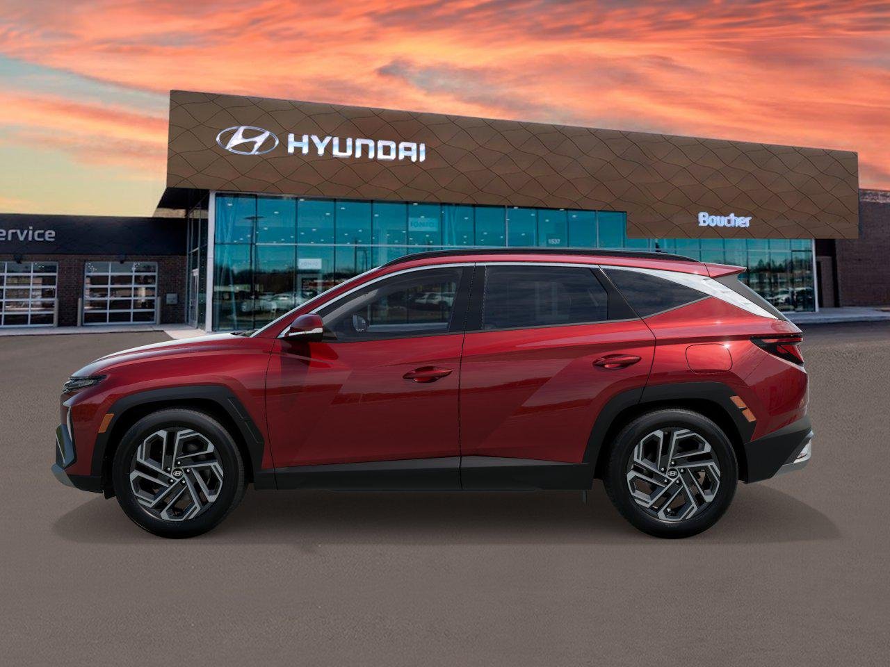 New 2026 Ultimate Red Hyundai SEL Plus AWD image 3