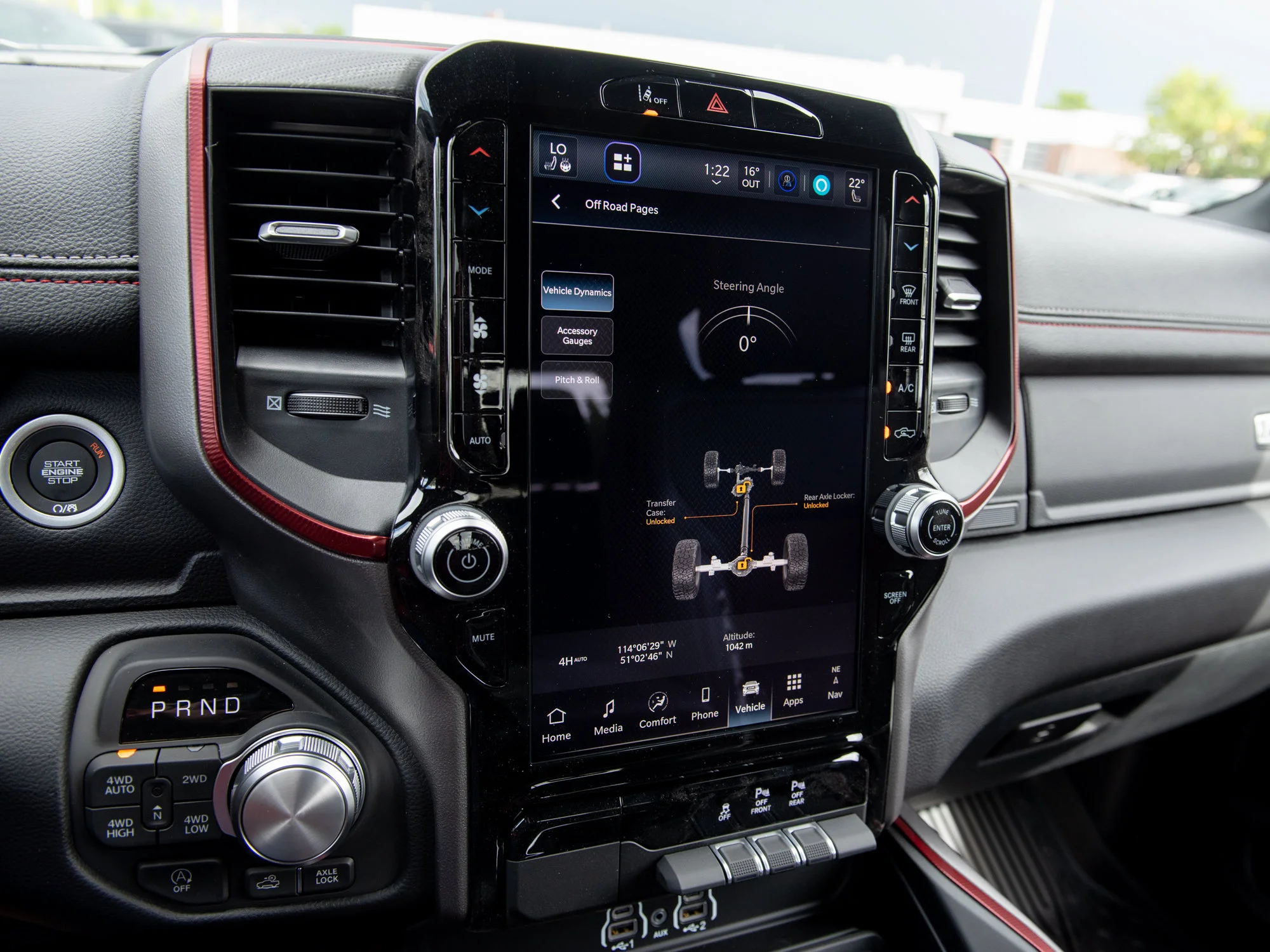 New 2026 Red RAM Rebel* Crew Cab 4x4, 33 Inch A/T Tires, Alpine Audio, Nav, Heated Seats/Wheel image 22