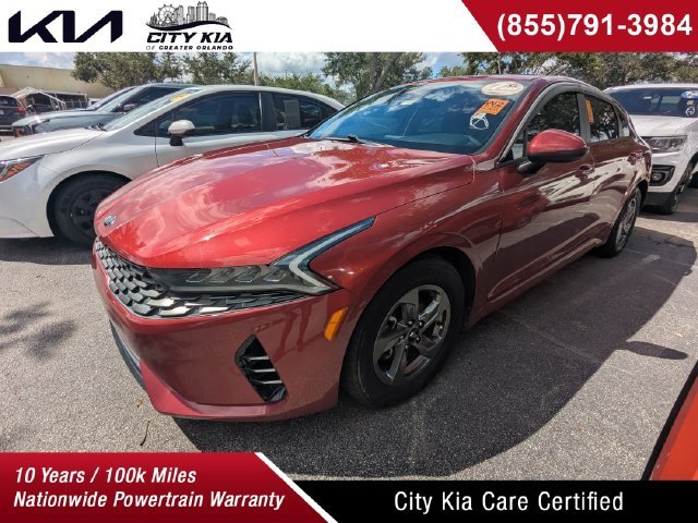 Certified Used 2021 Red Kia LXS image 1