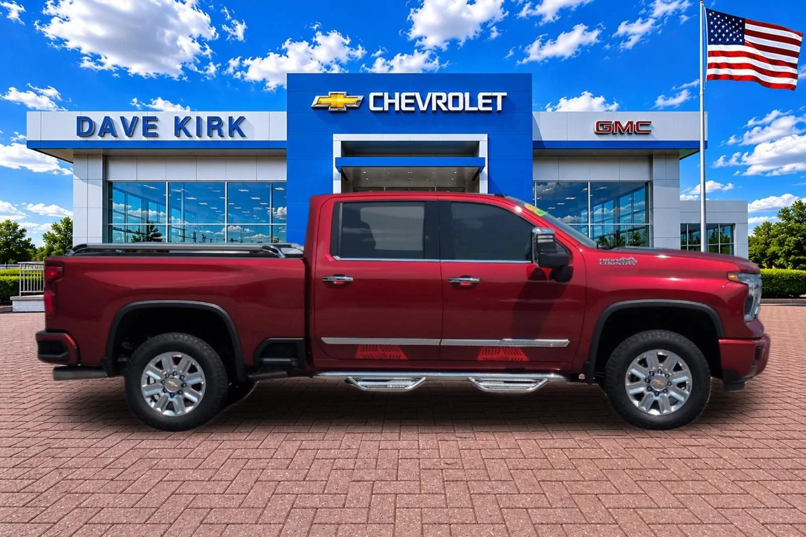 Used 2024 Radiant Red Tintcoat Chevrolet High Country image 2