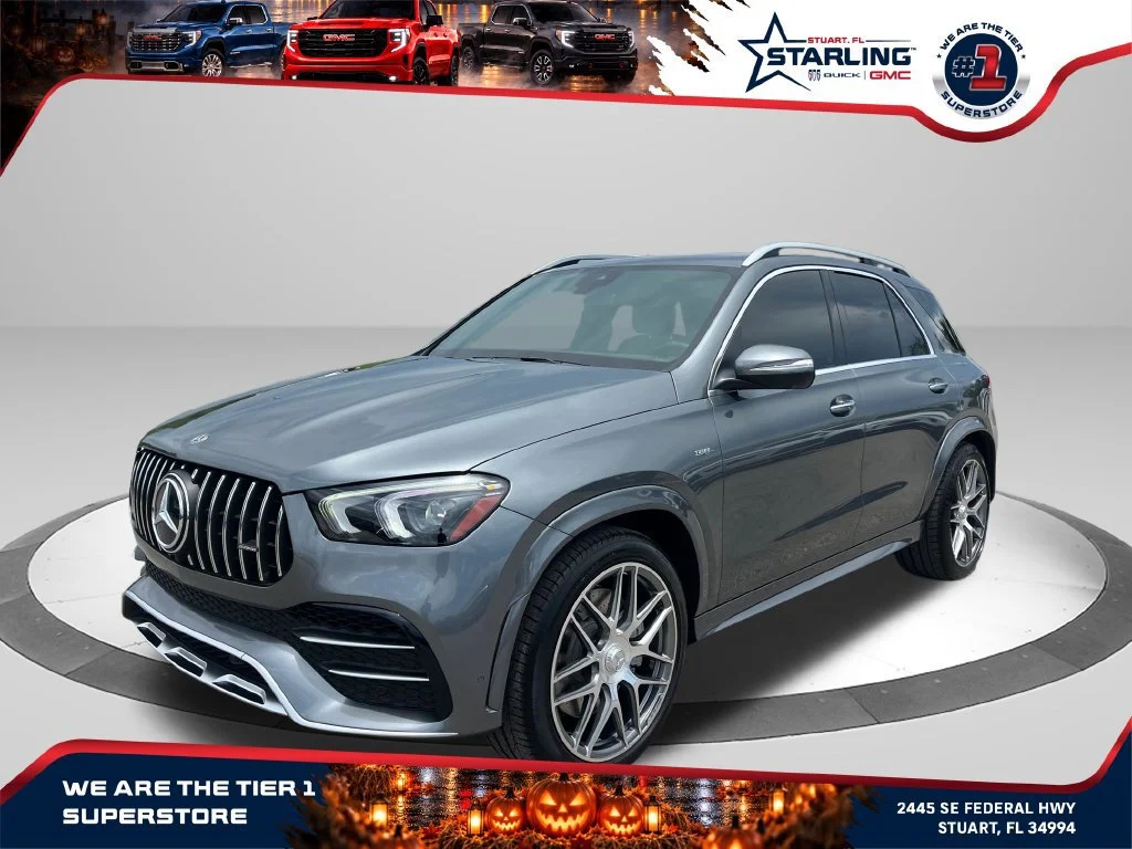 Used 2021 Gray Mercedes-Benz 4MATIC® image 1