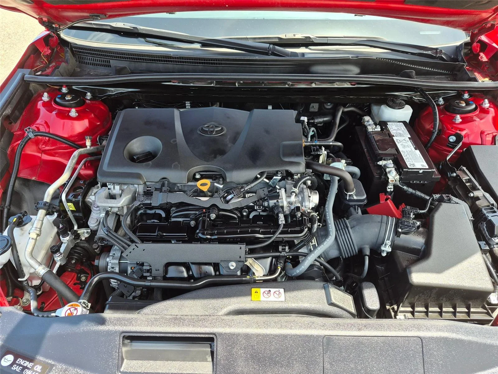 Used 2024 Supersonic Red Toyota SE image 37