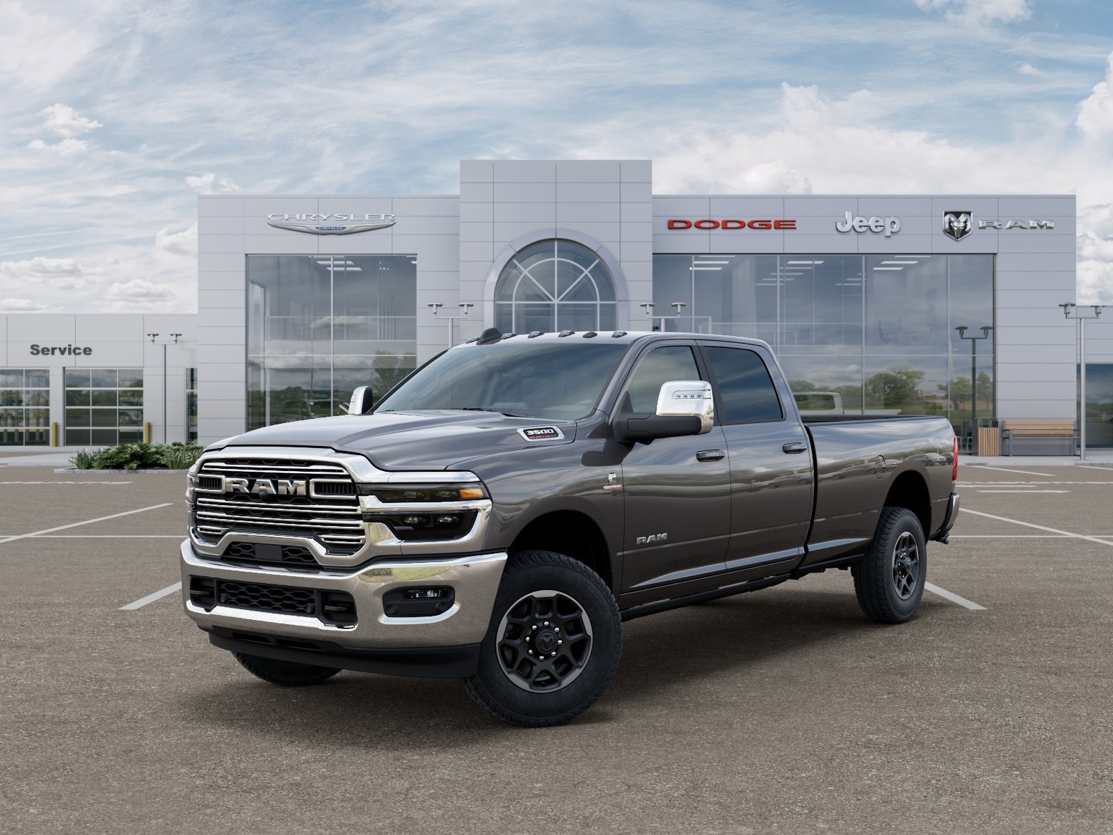 New 2026 Granite Crystal Metallic Clear-Coat Exterior Paint RAM Laramie image 28