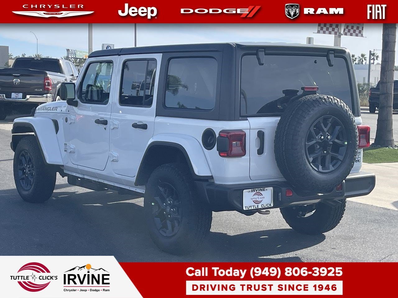 New 2026 Bright White Clear-Coat Exterior Paint Jeep 85th Anniversary image 4