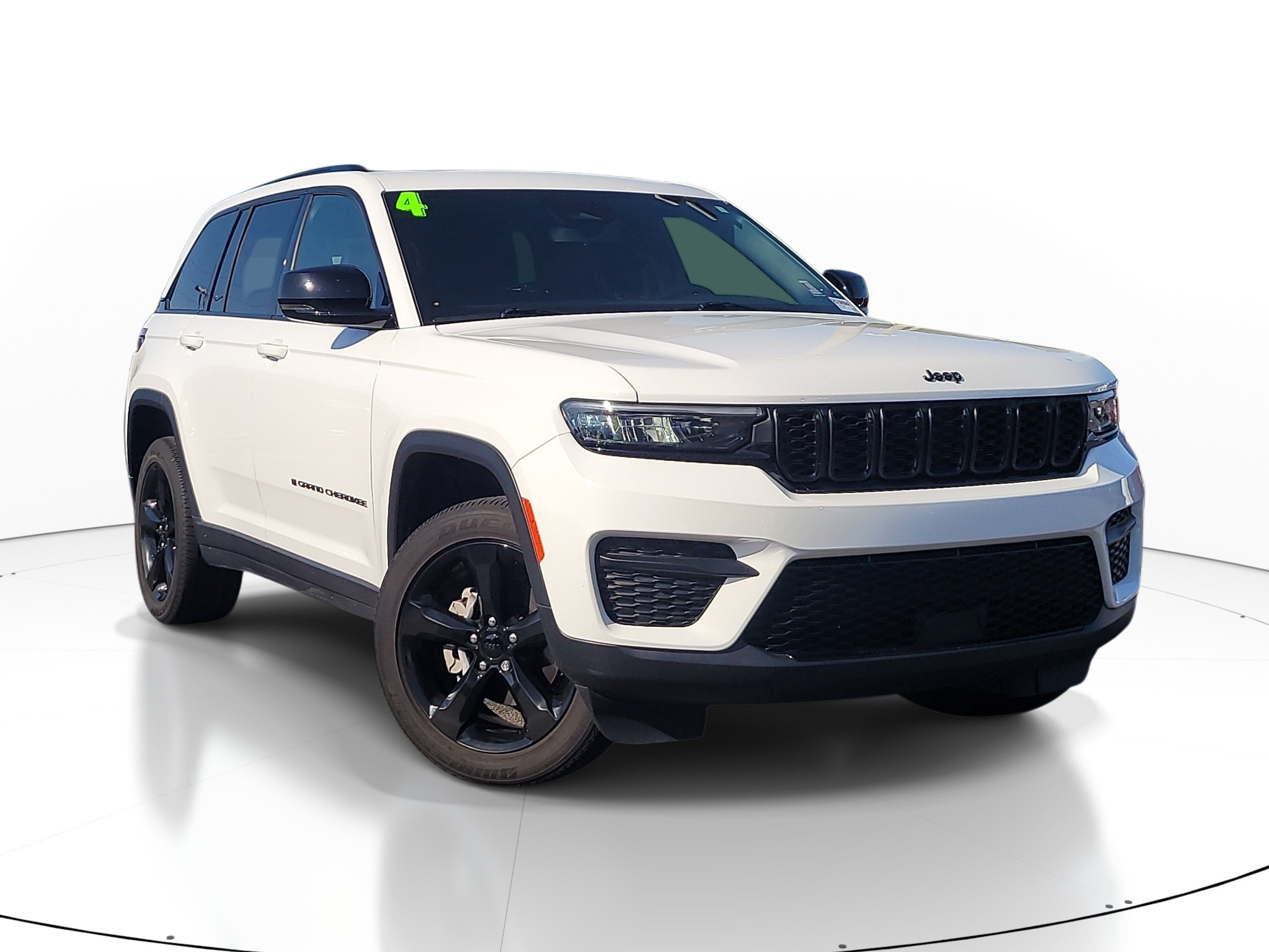 Used 2024 Bright White Clearcoat Jeep Altitude X image 1
