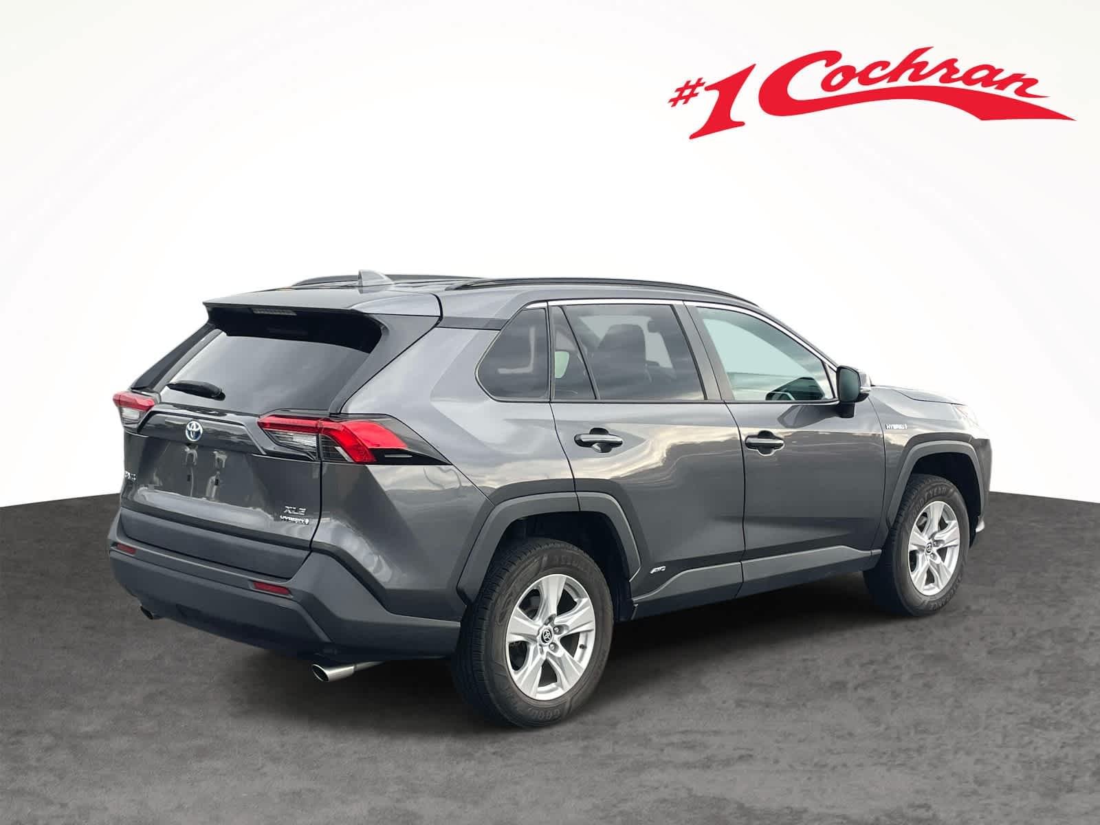 Used 2021 Magnetic Gray Metallic Toyota Hybrid XLE image 10