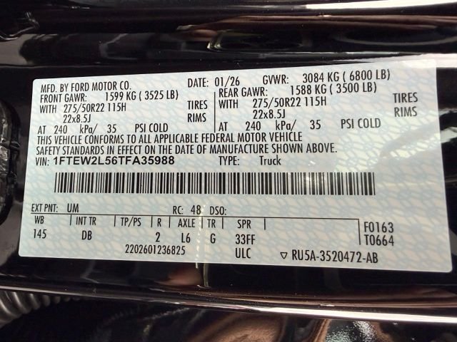 New 2026 Agate Black Metallic Ford STX® image 45