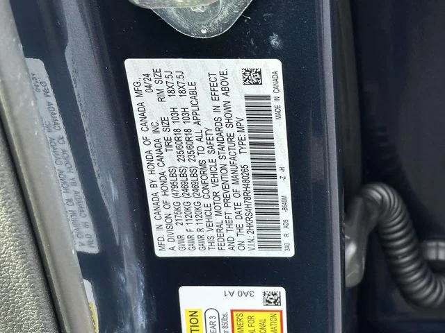 Certified Used 2024 Crystal Black Pearl Honda EX-L image 19