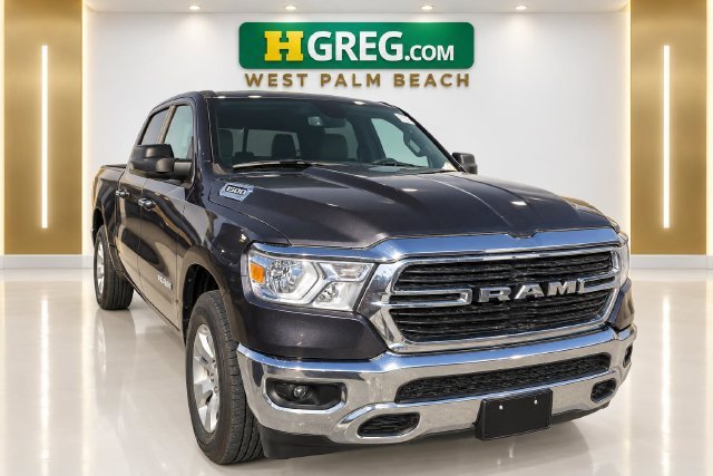 Used 2021 Granite Crystal Metallic Clearcoat Ram Big Horn image 3