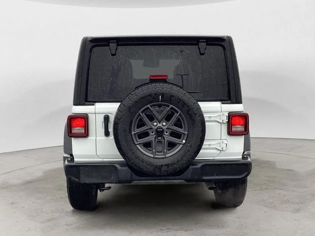 Certified Used 2025 Bright White Clearcoat Jeep Sport S image 4