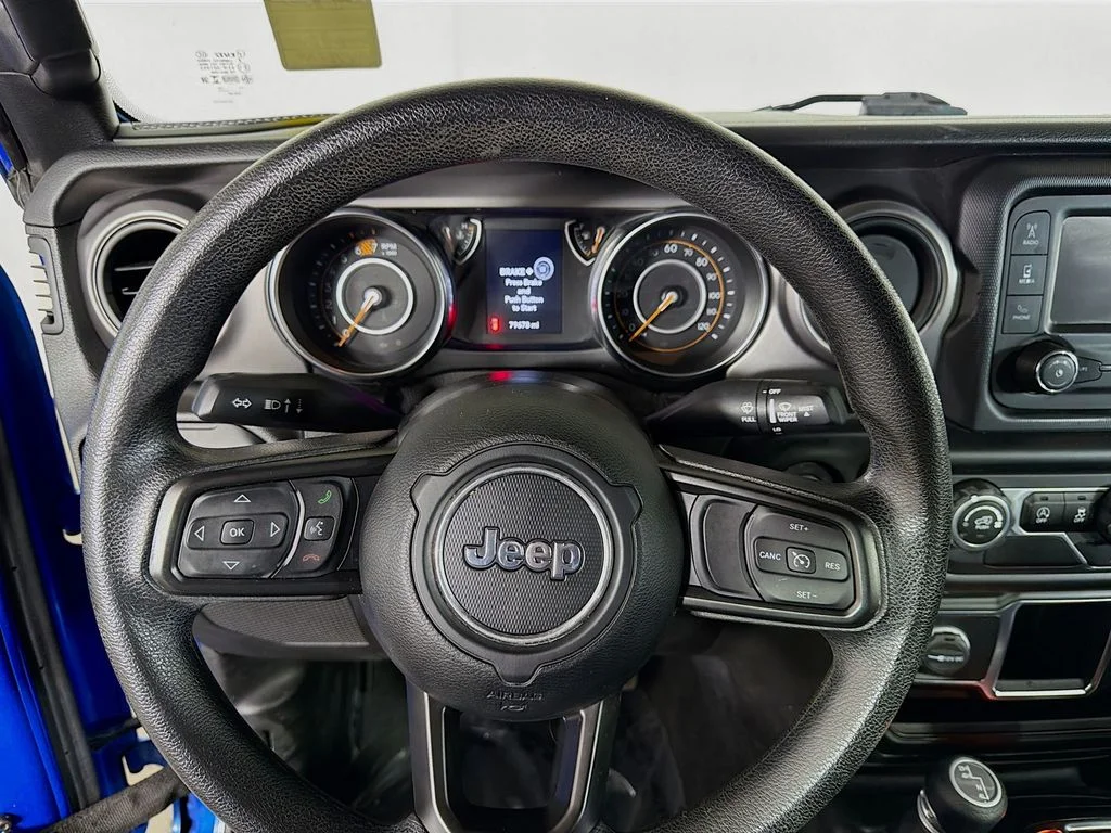 Used 2021 Blue Jeep Unlimited Sport image 13