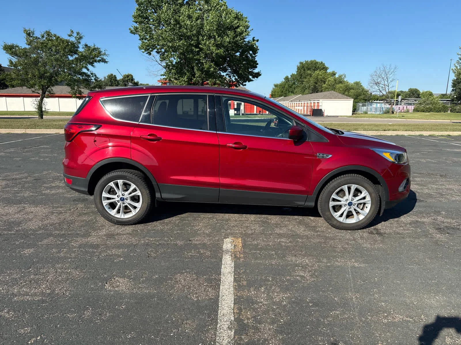 Used 2019 Ruby Red Metallic Tinted Clearcoat Ford SE image 12