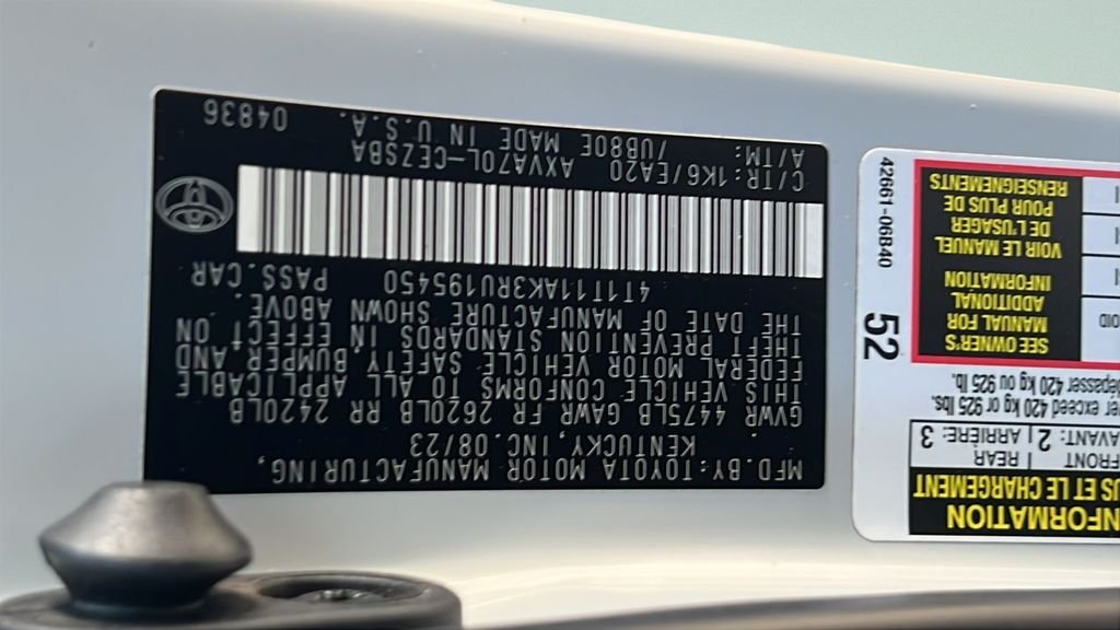 Used 2024 White Toyota SE image 23