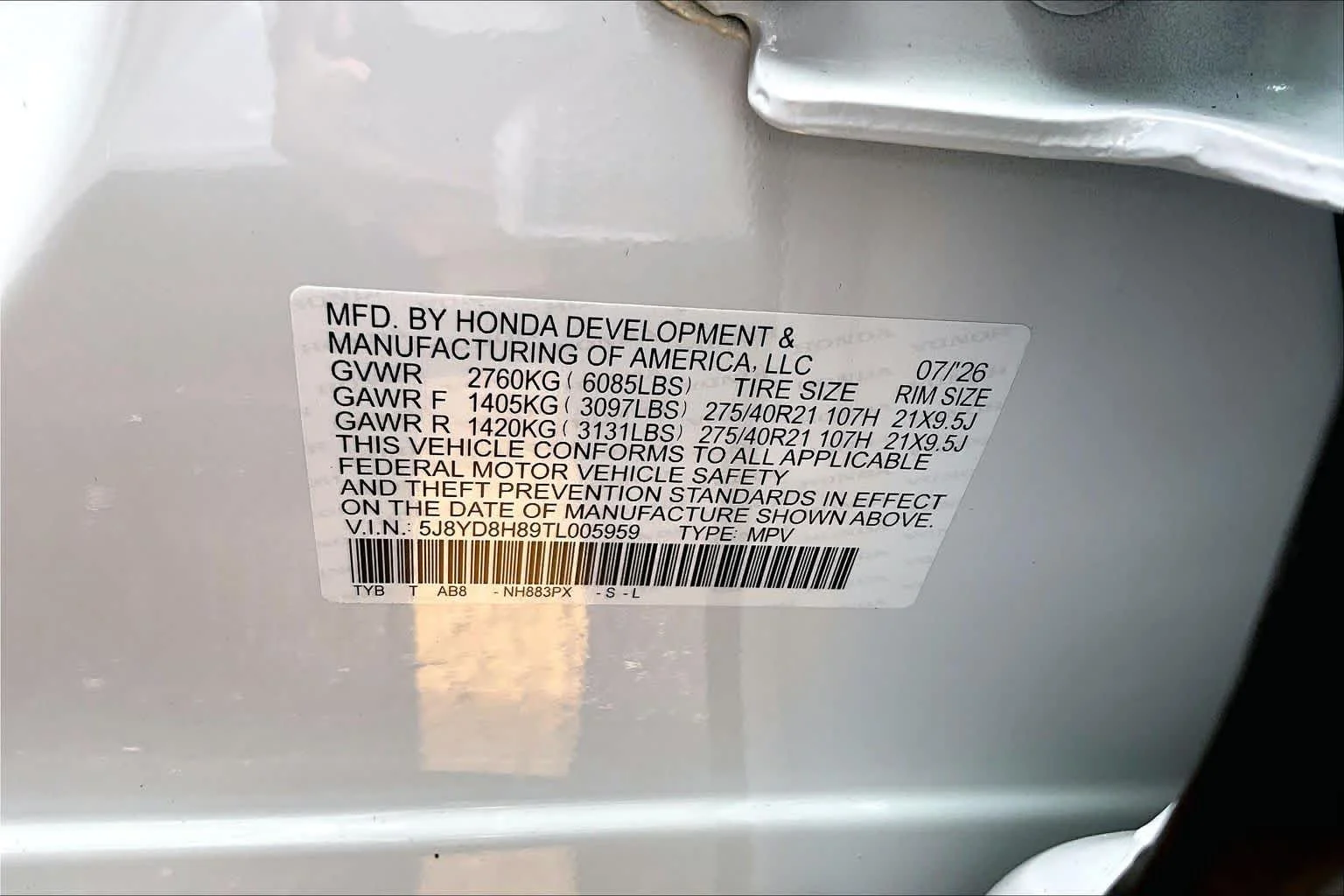 New 2026 Platinum White Pearl Acura Type S w/Advance Package image 23
