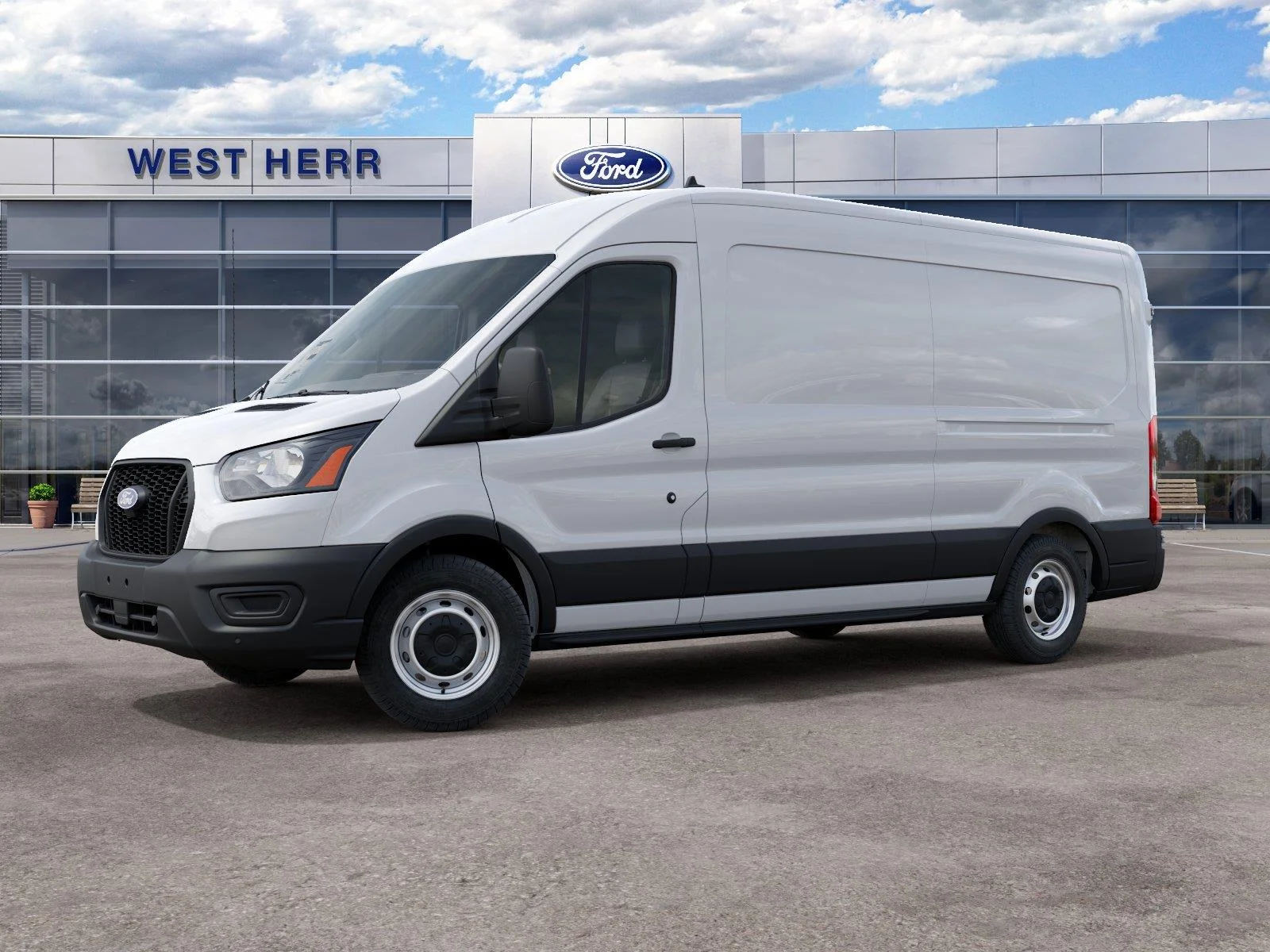 New 2027 Oxford White FORD Cargo Van image 2