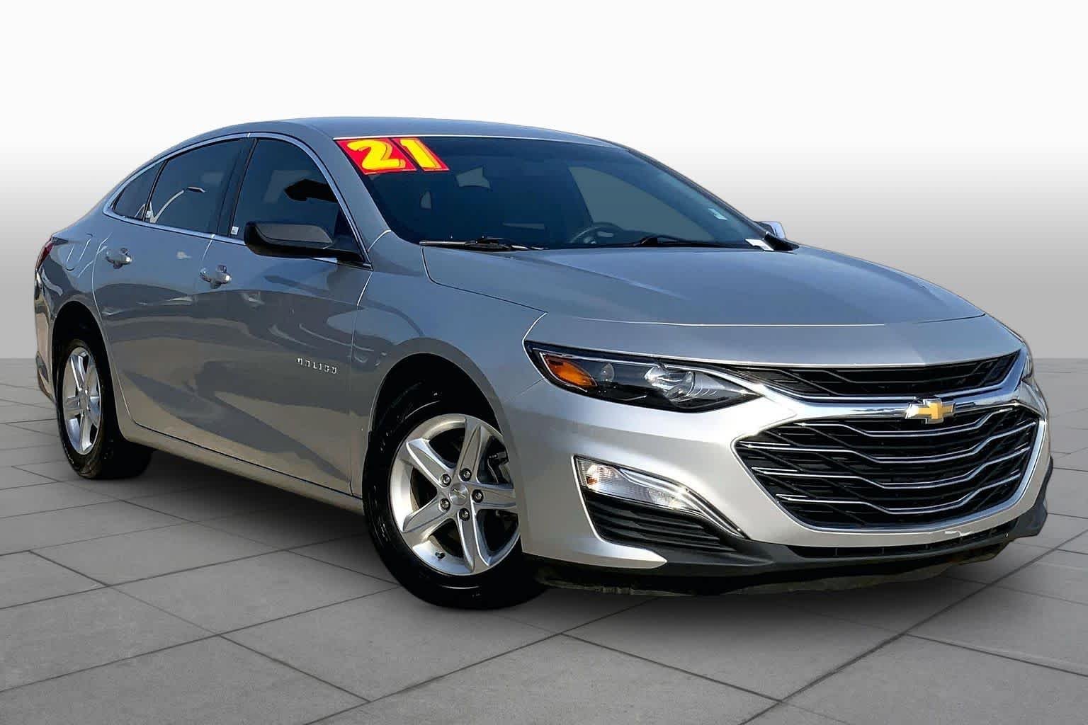 Used 2021 Silver Ice Metallic Chevrolet LS image 3