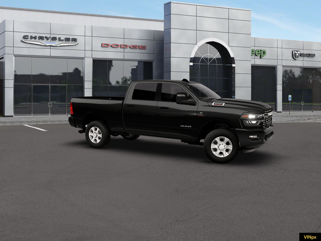New 2026 Diamond Black Crystal Pearl-Coat Exterior Paint RAM Big Horn image 9