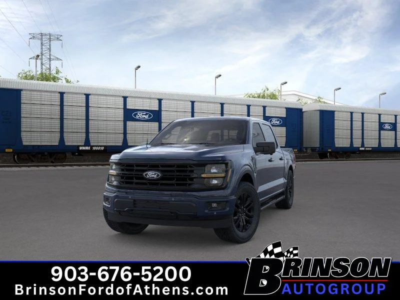 New 2026 Antimatter Blue Metallic Ford XLT image 2