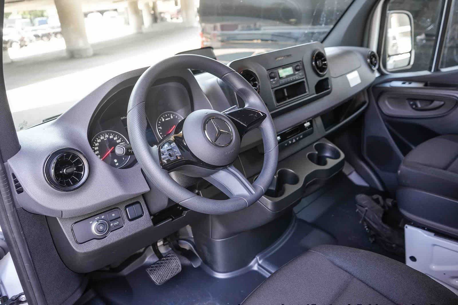 New 2026 Arctic White Mercedes-Benz Cargo 144WB High Roof RWD 2.0L I4 Diesel Turbo SO image 14