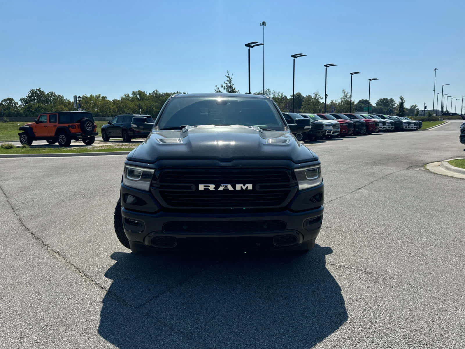 Used 2019 RAM Ram 1500 Pickup Laramie with VIN 1C6SRFJT1KN893478 for sale in Kansas City
