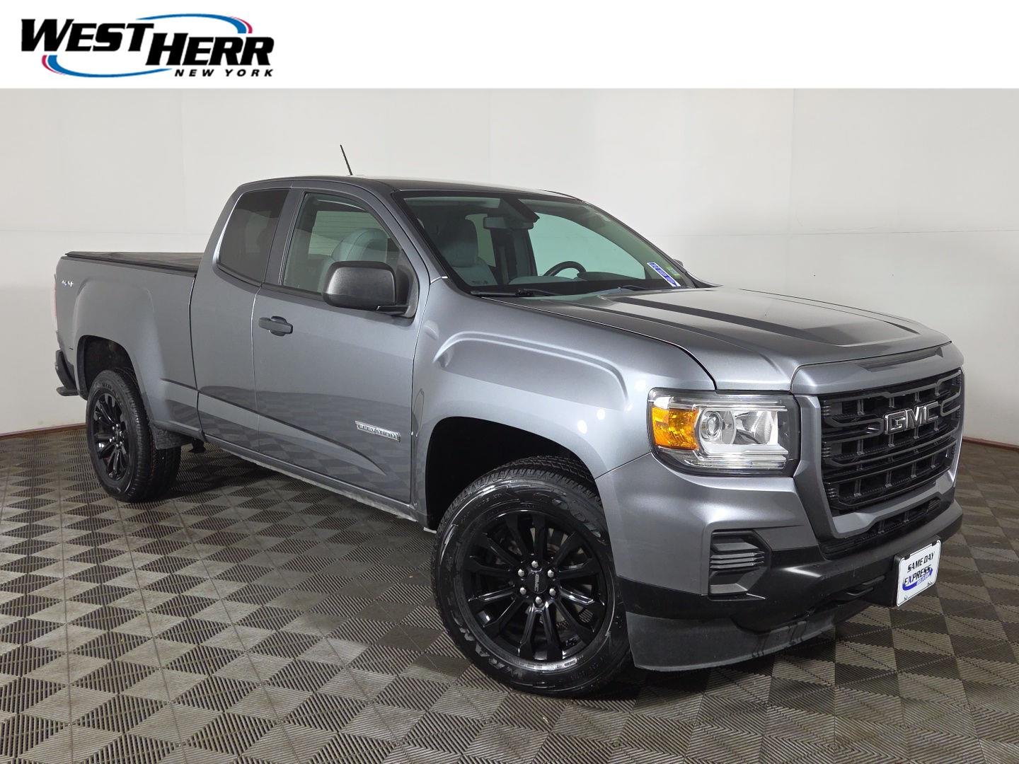 Used 2021 Satin Steel Metallic GMC 4WD Elevation Standard image 1