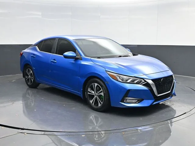 Used 2022 Blue Nissan SV image 1