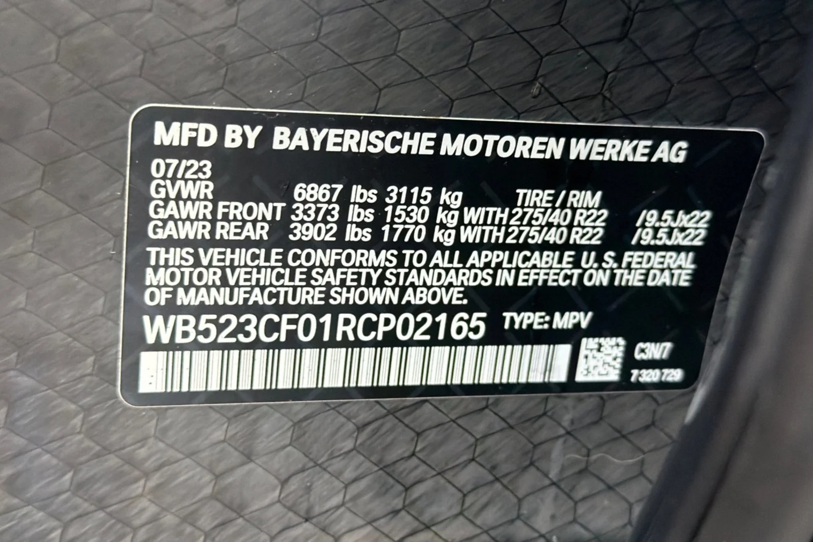 Used 2024 Storm Bay Metallic BMW xDrive50 image 28