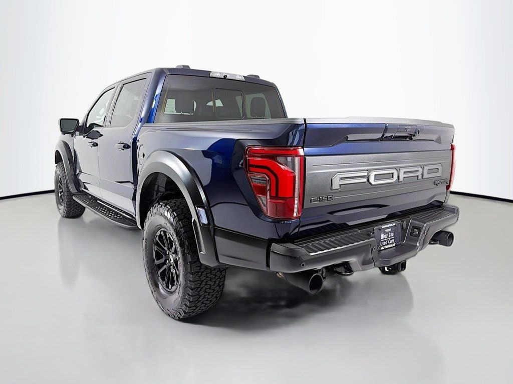 Used 2024 Antimatter Blue Metallic Ford Raptor 4WD SuperCrew 5.5