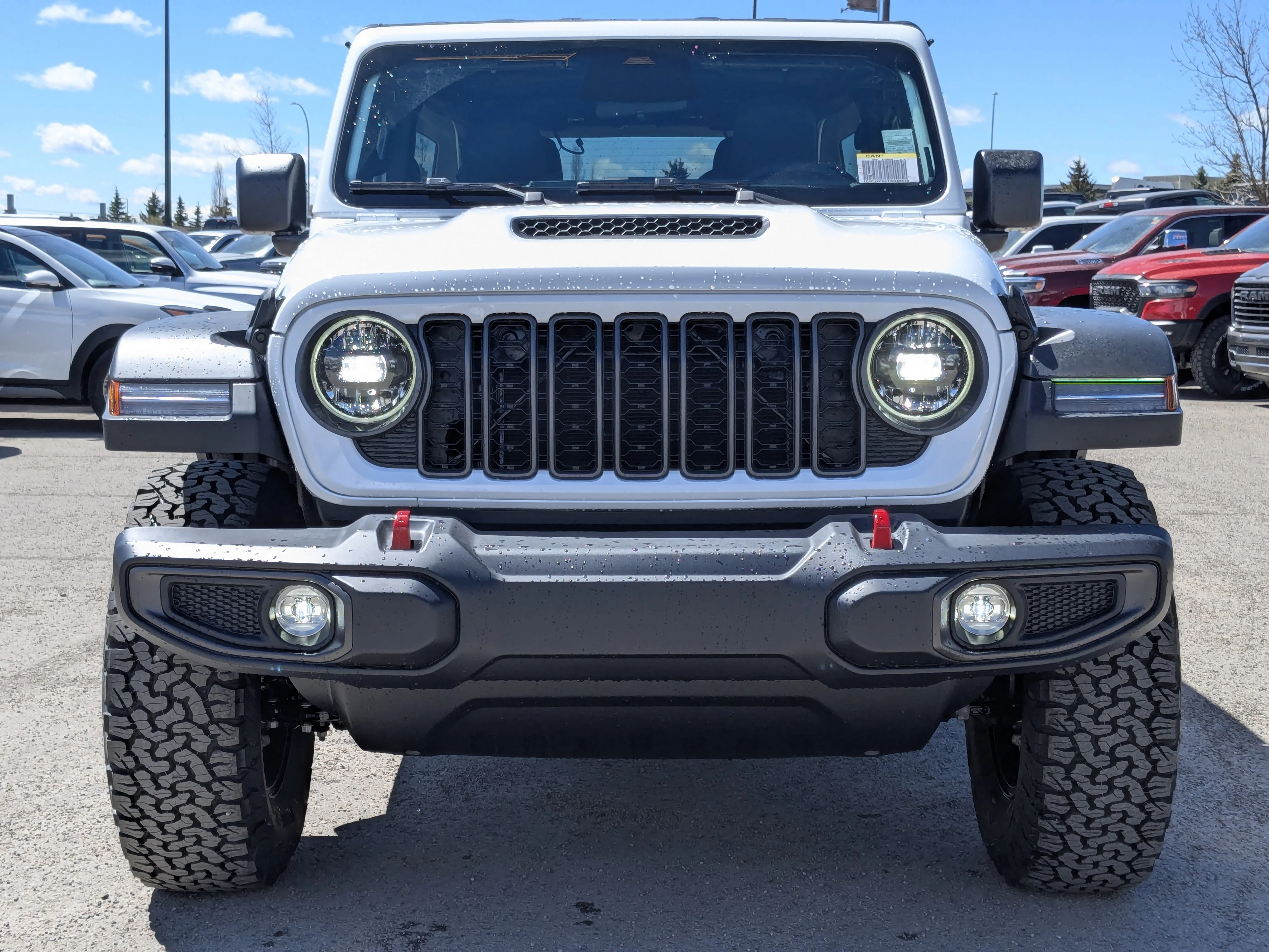 New 2026 White Jeep Rubicon - - 3.6L V6 - Nappa Leather - 3-Pc Hardtop - Steel Perf Hood - Safety & Conv Grps & More! image 3
