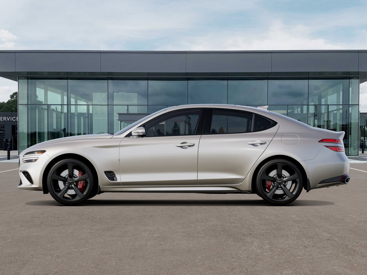 New 2027 Uyuni White Genesis G70 2.5T SPORT PRESTIGE RWD image 19