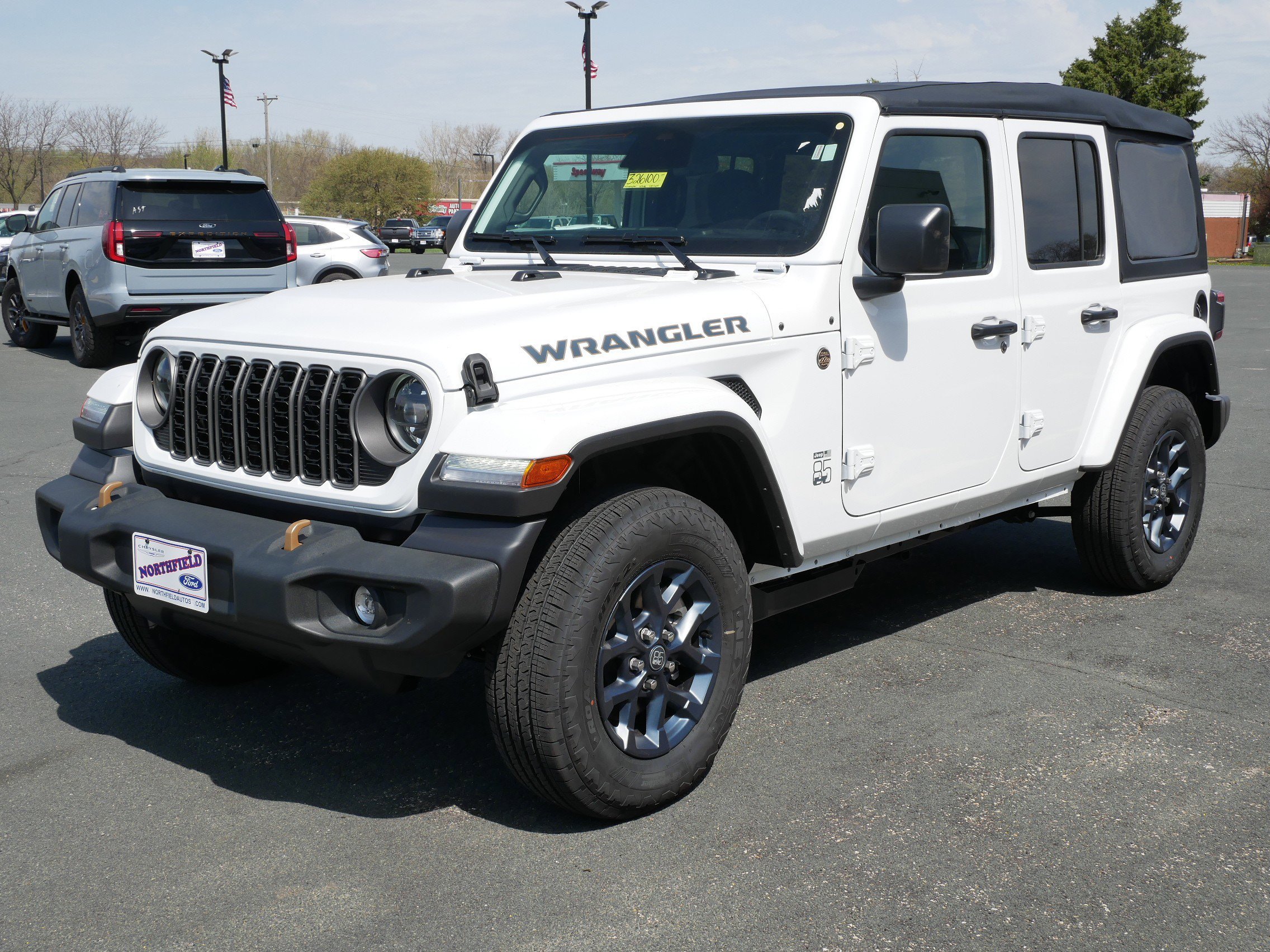 New 2026 Bright White Clearcoat Jeep 85th Anniversary image 4