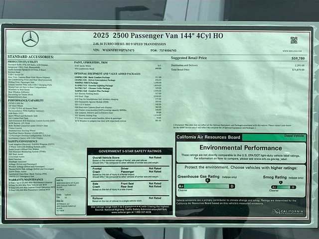 2025 Mercedes-Benz Sprinter Passenger Van Base - Photo 21