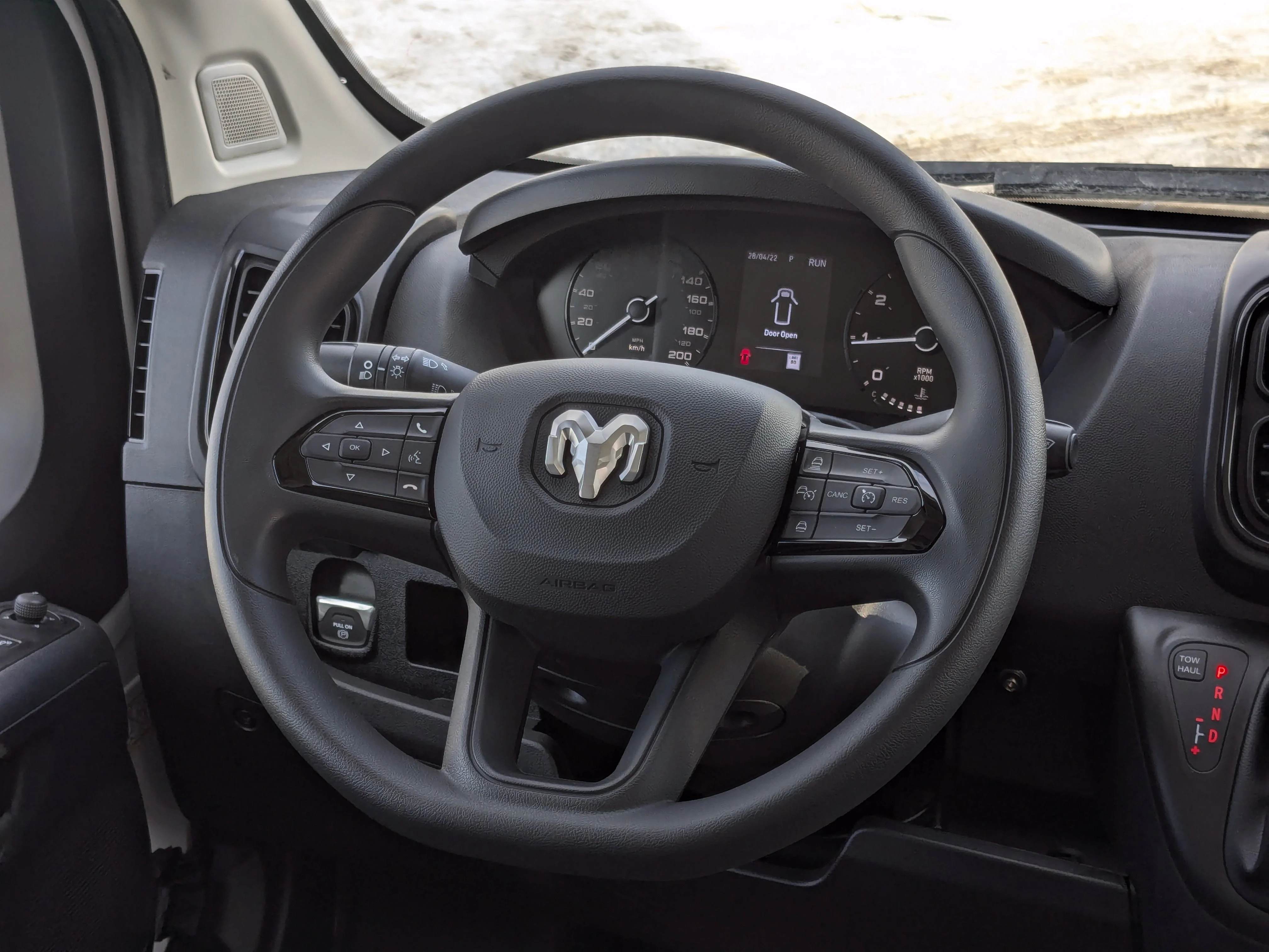 New 2026 White RAM Tradesman - - Super High Roof - Cargo Partition - Adaptive Cruise - Remote Start & tons more! image 15