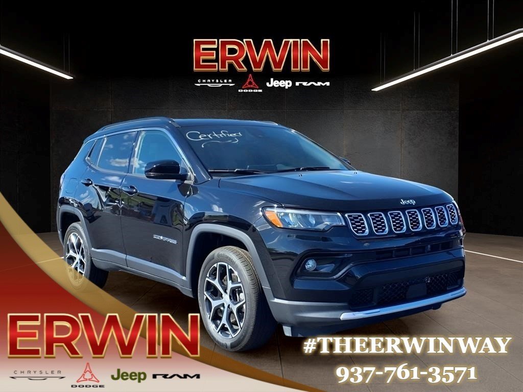 Certified Used 2024 Black Jeep Limited image 1