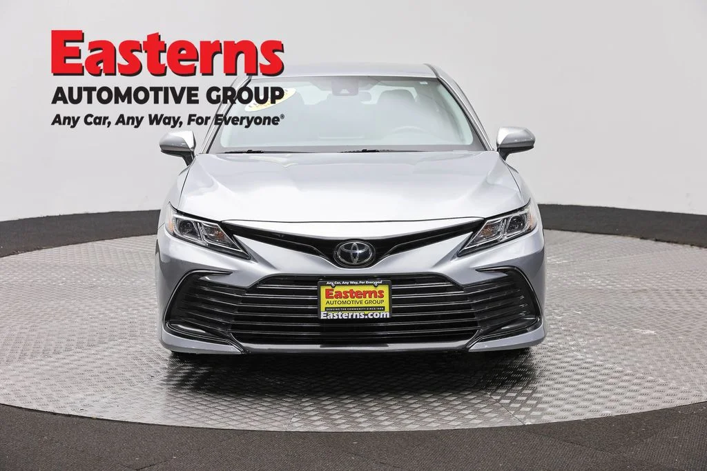 Used 2021 Silver Toyota LE image 2