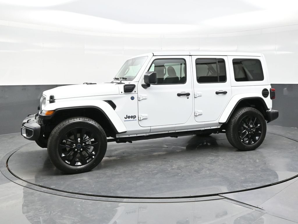 Used 2025 White Jeep Sahara 4xe image 3