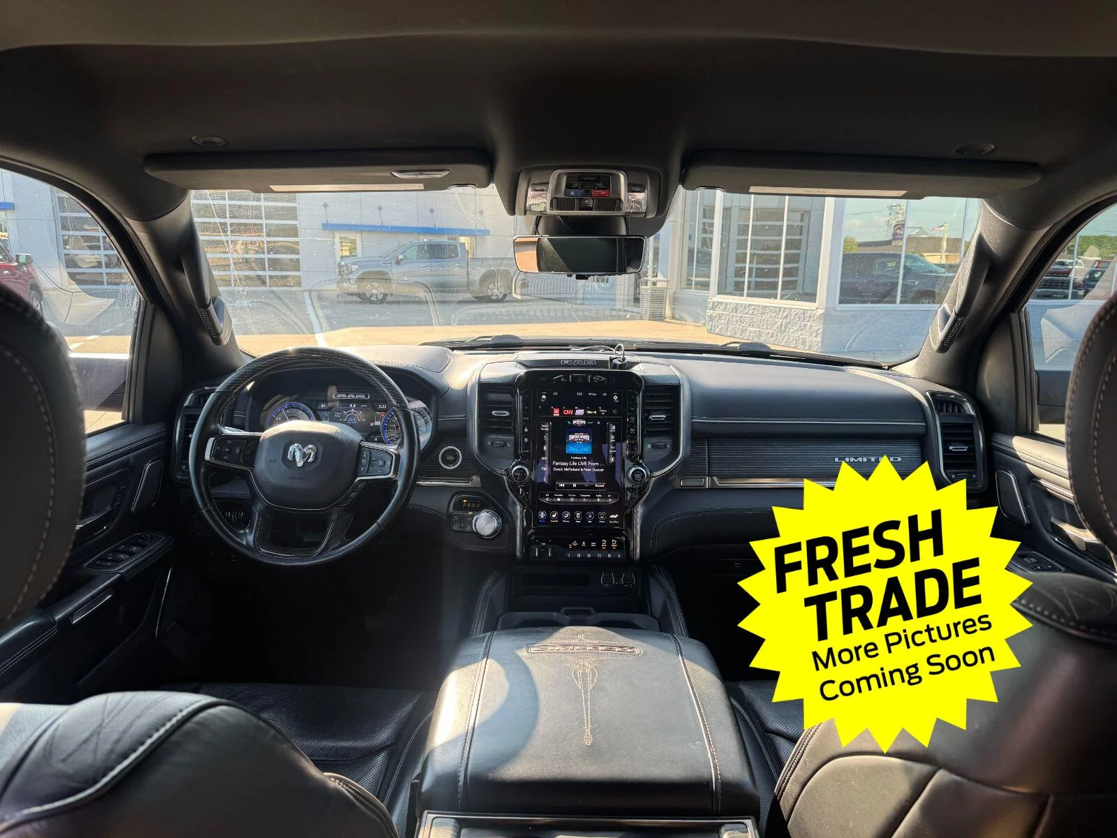 Used 2021 Patriot Blue Pearlcoat Ram Limited image 8