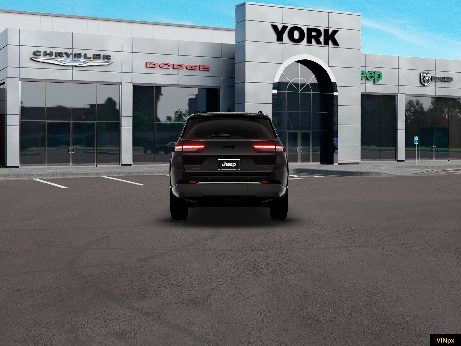 New 2026 Diamond Black Crystal Pearl-Coat Exterior Paint Jeep Laredo X image 18