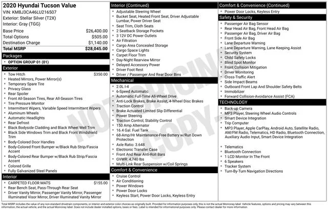 Used 2020 Silver Hyundai Value image 7
