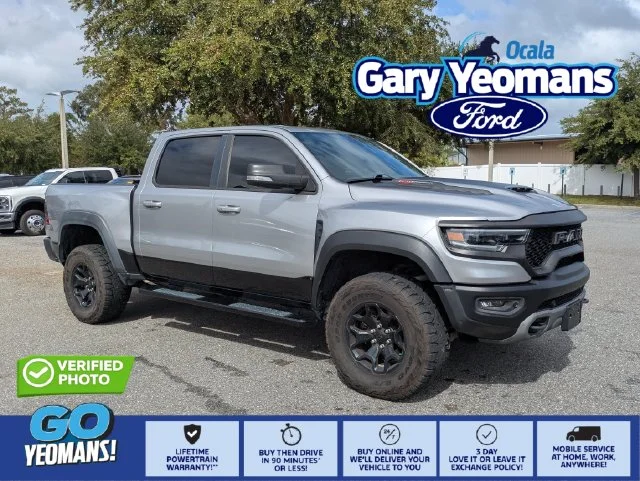 Certified Used 2021 Silver Ram TRX image 1
